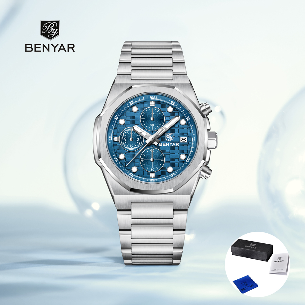 Men'S Accessories Watches - นาฬิกาข้อมือผู้ชาย BENYAR รุ่นใหม่ปี 2025 นาฬิกาควอตซ์สุดหรู นาฬิกาโครโนกราฟสำหรับผู้ชาย