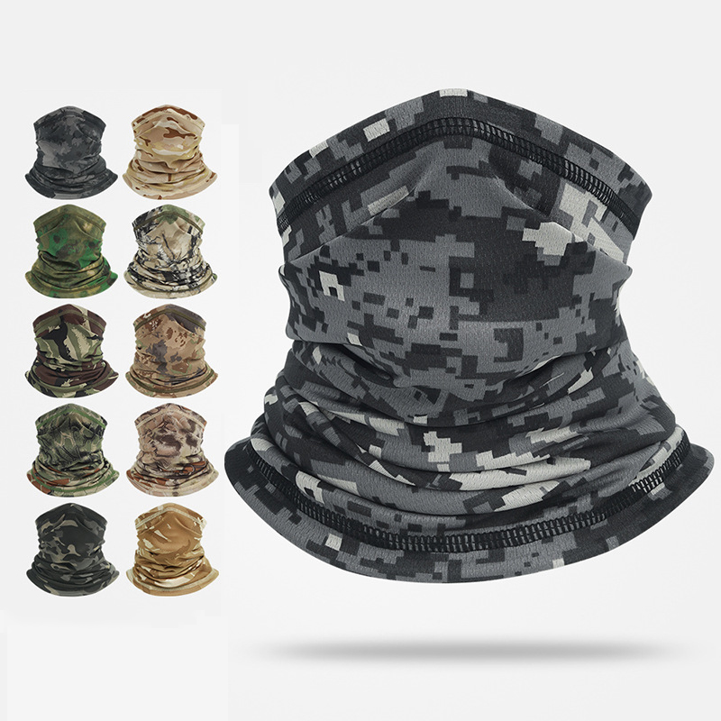 Men Accessories For Neck - ขี่จักรยานคอ Gaiter ฤดูใบไม้ผลิฤดูร้อนผู้ชายผู้หญิงลวงตา Camping ครีมกันแดดผ้าพันคอกีฬากลางแจ้ง Elastic