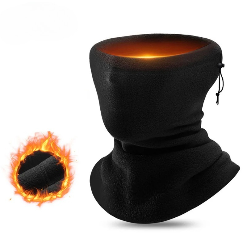 Men Accessories For Neck - ผ้าพันคอคลุมหน้าแบบกันลมสำหรับฤดูหนาว เหมาะสำหรับปั่นจักรยาน เดินป่า เล่นกีฬา วิ่ง เล่นสกี