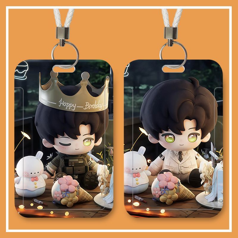 Men Accessories For Neck - ที่ใส่บัตรประจำตัวลายอนิเมะ Love and Deepspace พร้อมสายคล้องคอ จี้