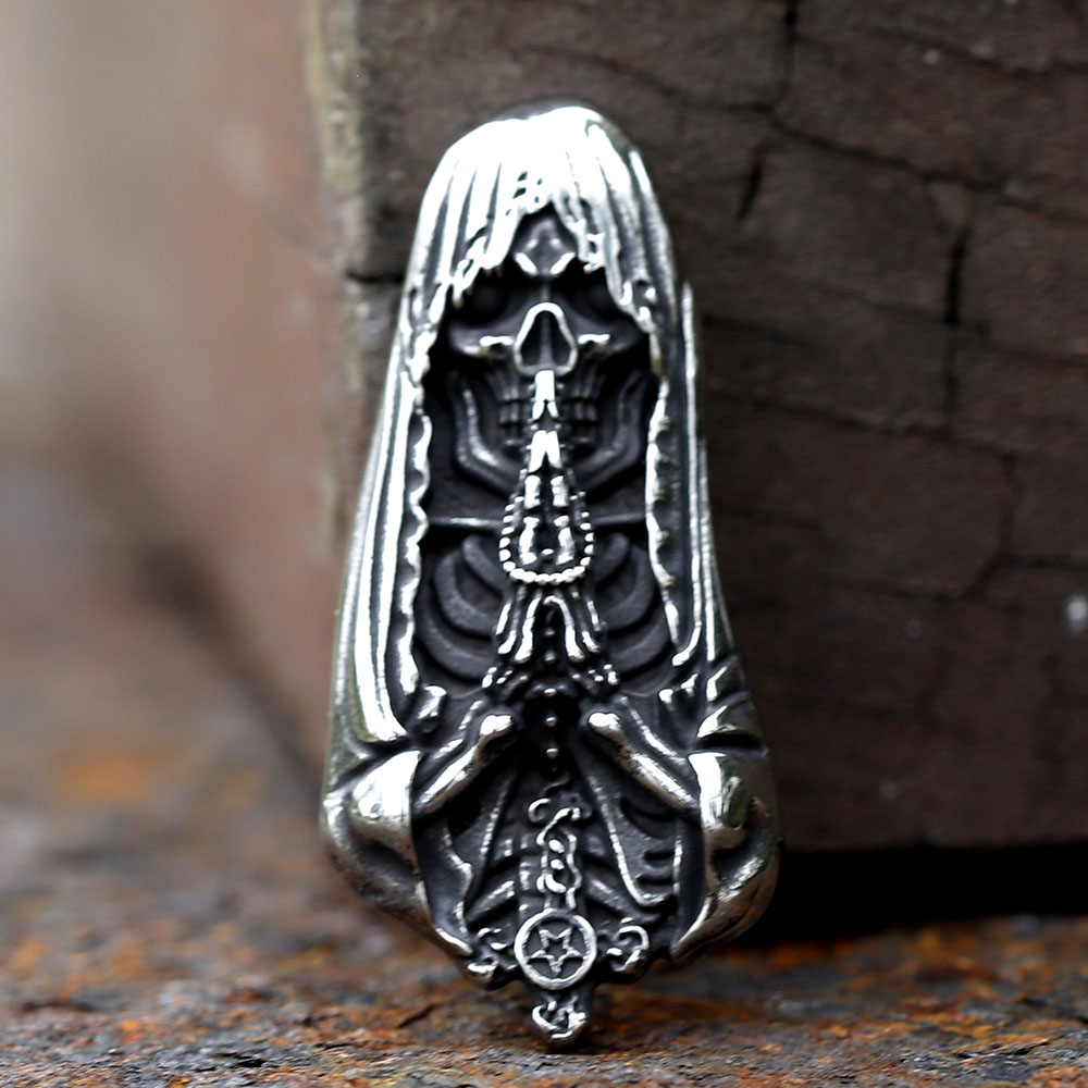 Men Accessories Guide - 2023ใหม่316Lสแตนเลสผู้ชายSkullสร้อยคอจี้VINTAGE Punkแฟชั่นสําหรับวัยรุ่นอุปกรณ์เสริมPARTYของขวัญจัดส่งฟรี