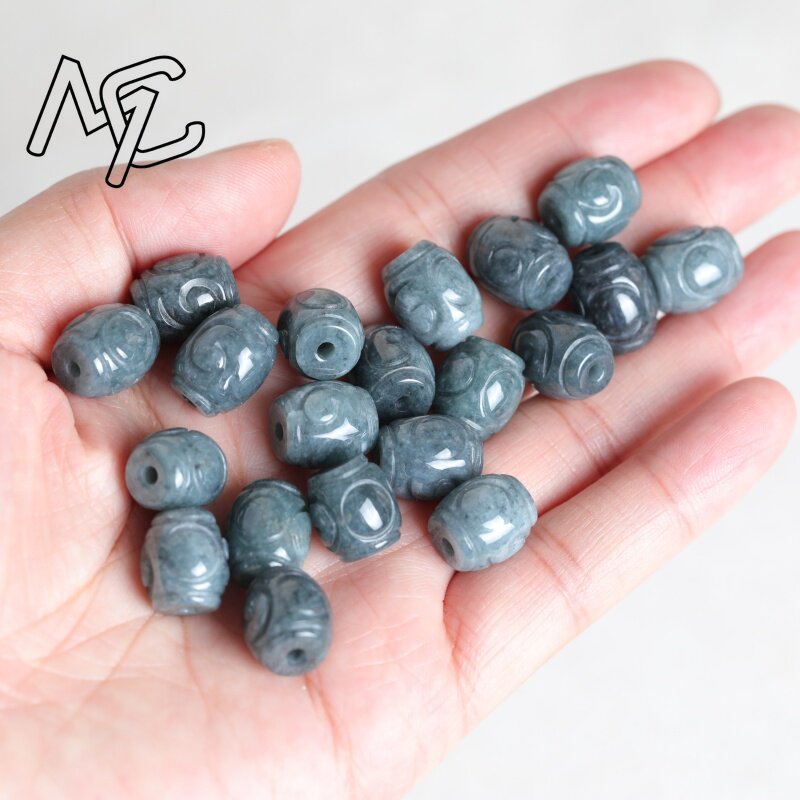 ลูกปัดหยกน้ำสีฟ้าธรรมชาติ 5 ชิ - Men Accessories Gift บทวิจารณ์และราคา