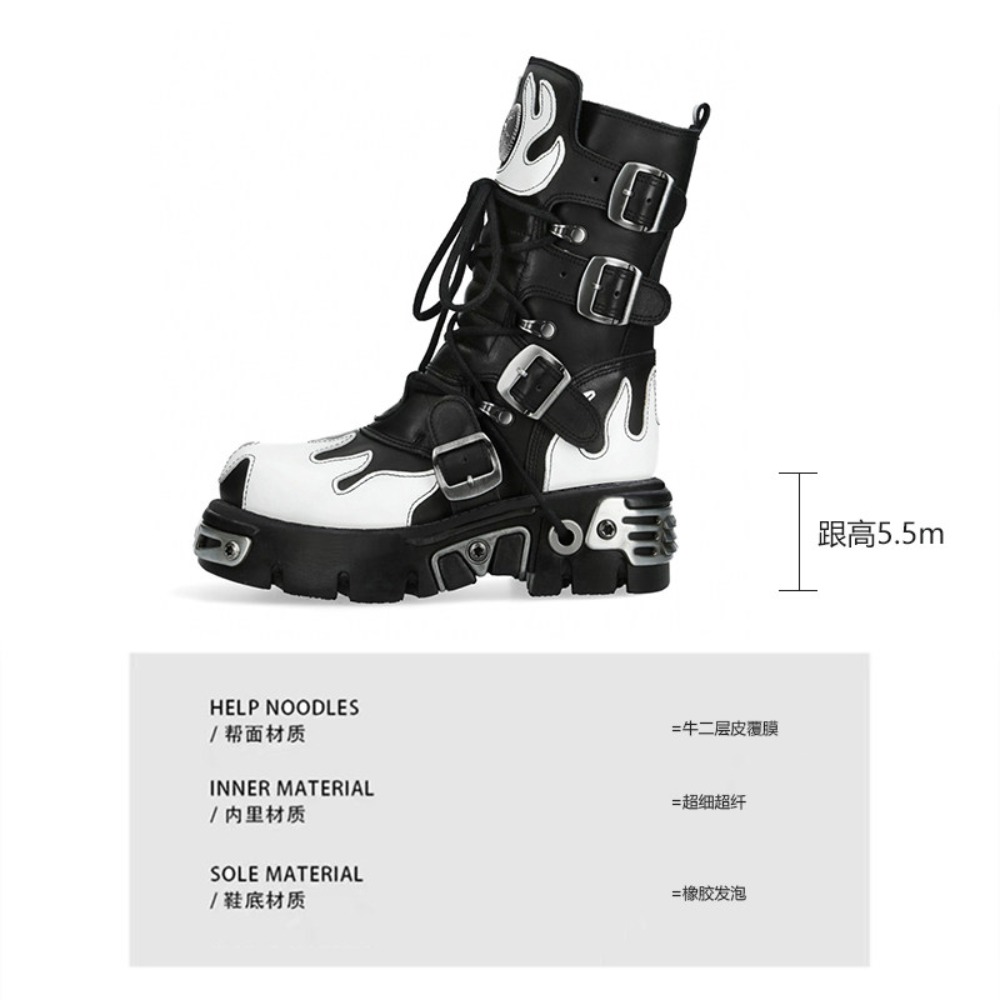 รองเท้าบูทแฟชั่นใหม่สำหรับผู้ช - Men'S Accessories Leather บทวิจารณ์และราคา