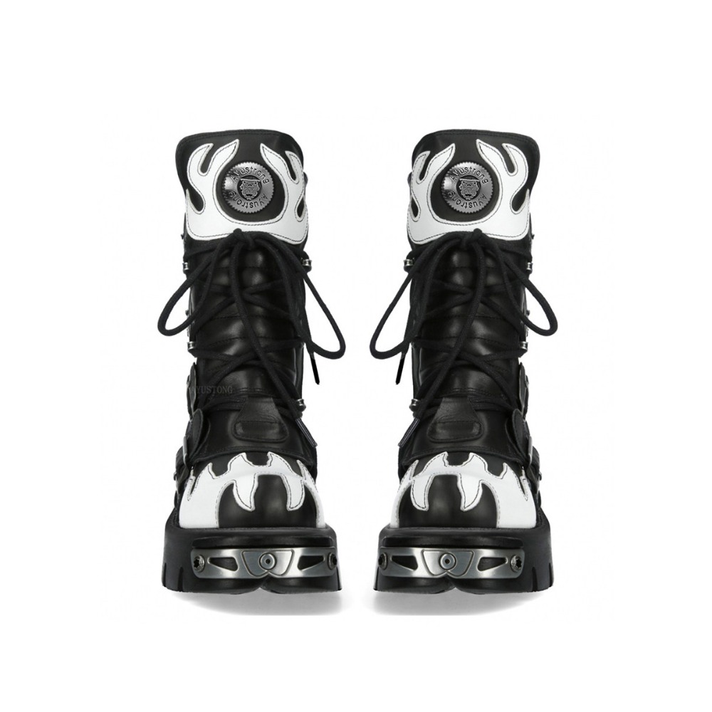 รองเท้าบูทแฟชั่นใหม่สำหรับผู้ช - Men'S Accessories Leather บทวิจารณ์และราคา
