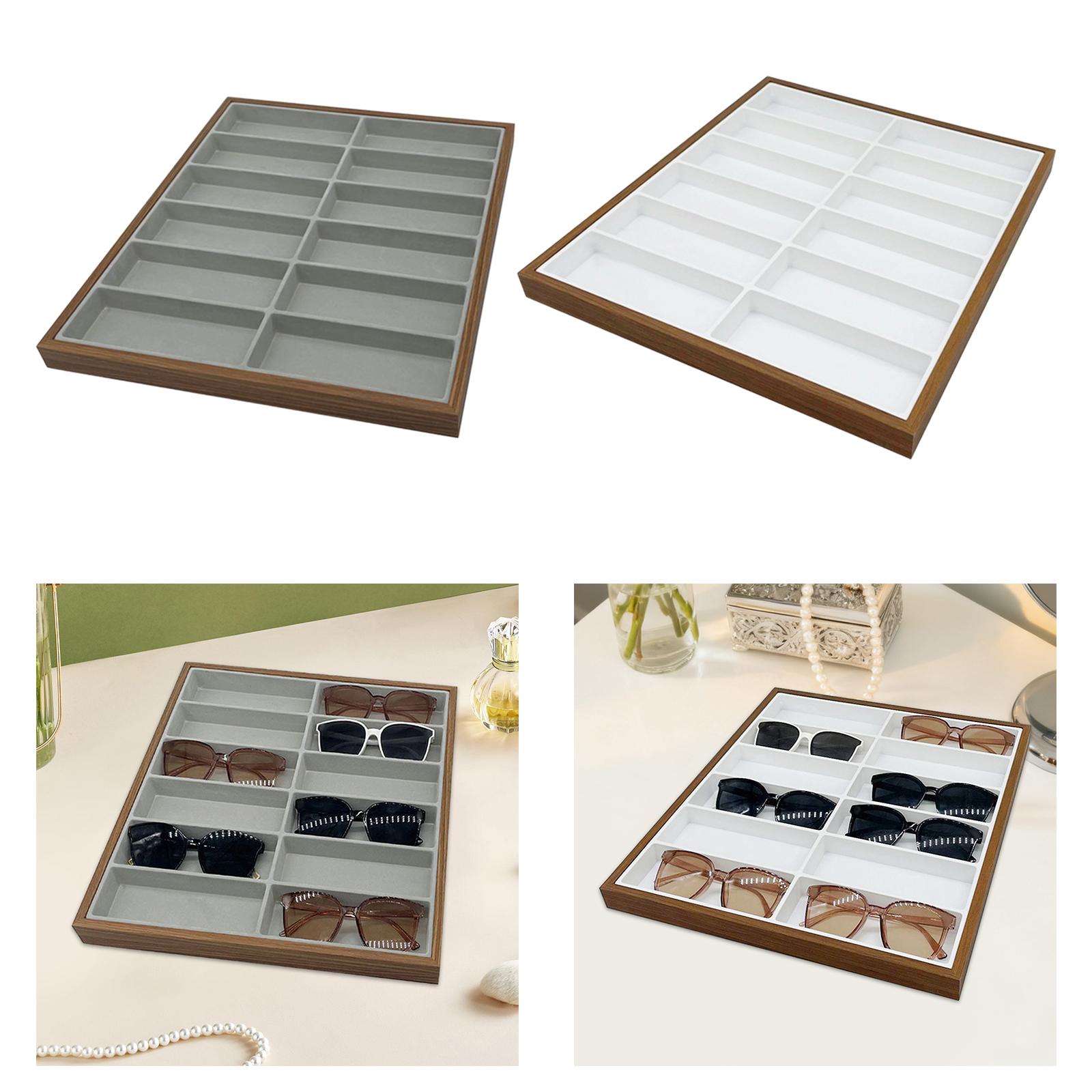 ที่จัดเก็บแว่นกันแดด 12 ช่อง ถ - Men'S Accessories Organizer Tray บทวิจารณ์และราคา