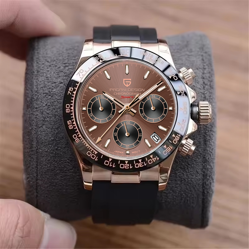 PAGANI DESIGN นาฬิกาควอทซ์โครโ - Men'S Accessories Watches บทวิจารณ์และราคา
