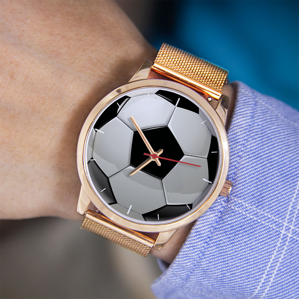 นาฬิกาข้อมือดีไซน์ฟุตบอล แฟนบอ - Men'S Accessories Watches บทวิจารณ์และราคา