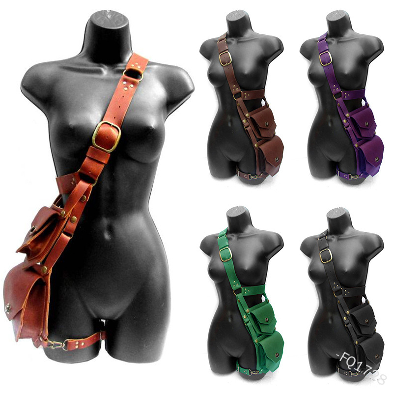 ยุคกลางกระเป๋าเข็มขัดหนังอานกร - Men'S Viking Accessories บทวิจารณ์และราคา