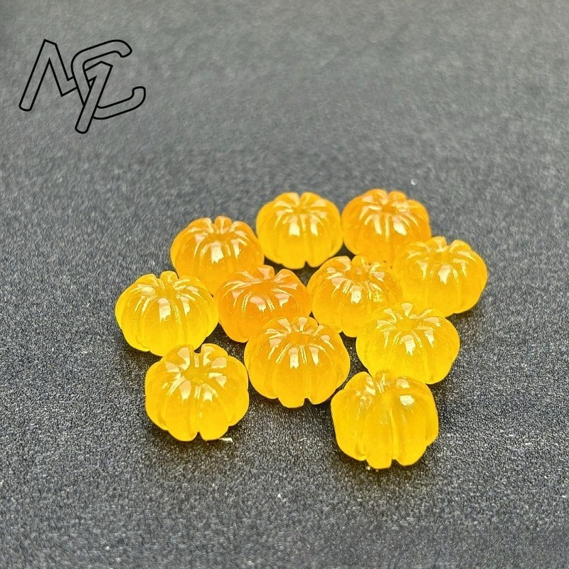 10pcs สีเขียวหยกฟักทองลูกปัด D - Men Accessories Gift บทวิจารณ์และราคา