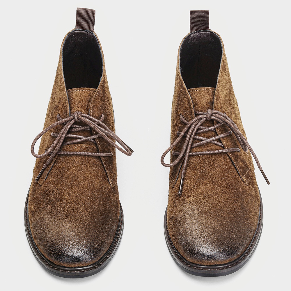 รองเท้าบูทหนังสไตล์เรโทร แบรนด - Men'S Accessories Leather บทวิจารณ์และราคา