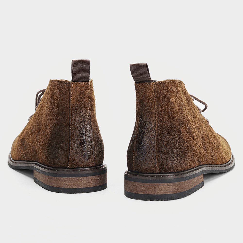 รองเท้าบูทหนังสไตล์เรโทร แบรนด - Men'S Accessories Leather บทวิจารณ์และราคา