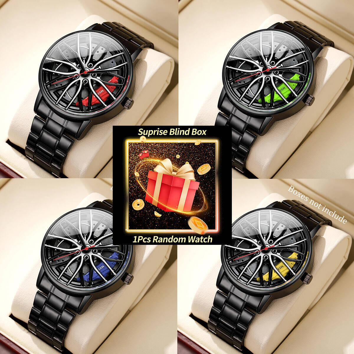 1PC ความประหลาดใจนาฬิกาลึกลับ  - Men'S Accessories Watches บทวิจารณ์และราคา