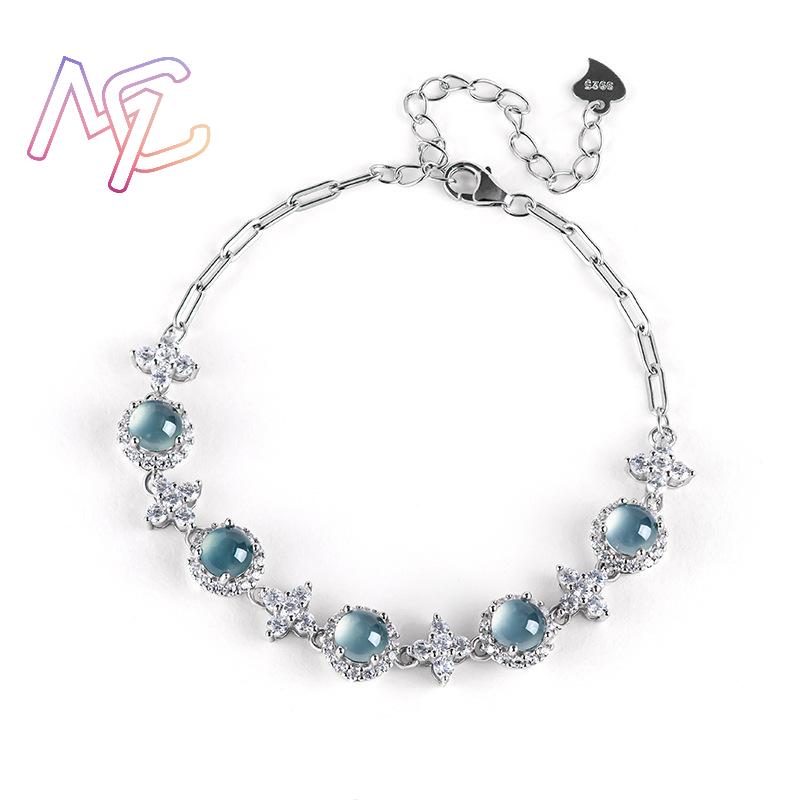 กำไลหยกพม่าสีน้ำเงิน หยกพม่าแท - Men Accessories Gift บทวิจารณ์และราคา
