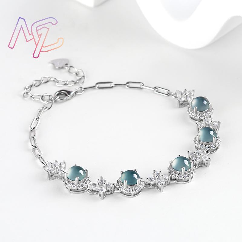 กำไลหยกพม่าสีน้ำเงิน หยกพม่าแท - Men Accessories Gift บทวิจารณ์และราคา