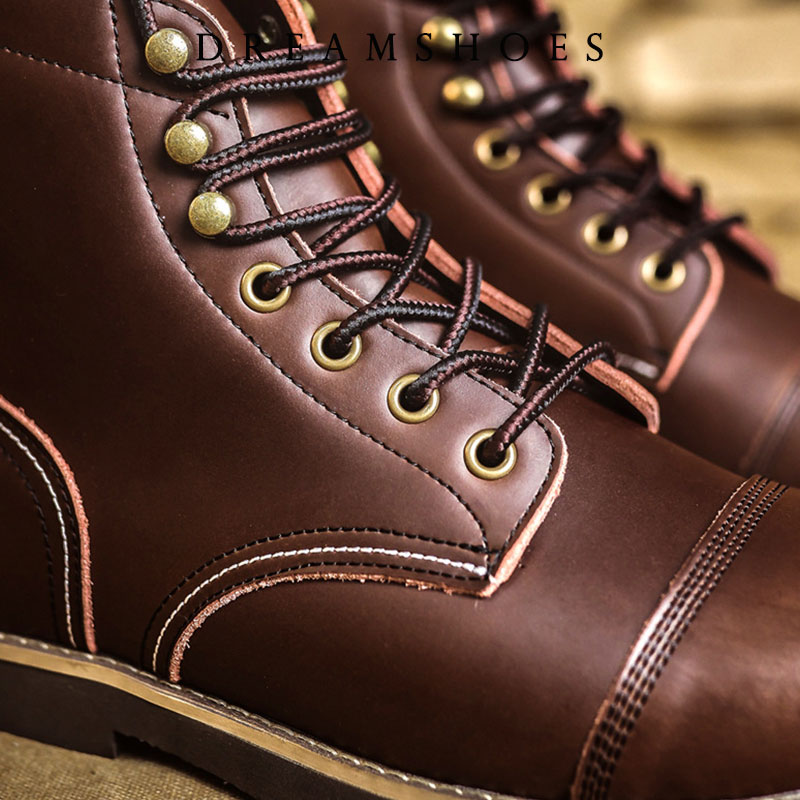 รองเท้าบูทข้อเท้าหนังวัวแท้ทรง - Men'S Accessories Leather บทวิจารณ์และราคา