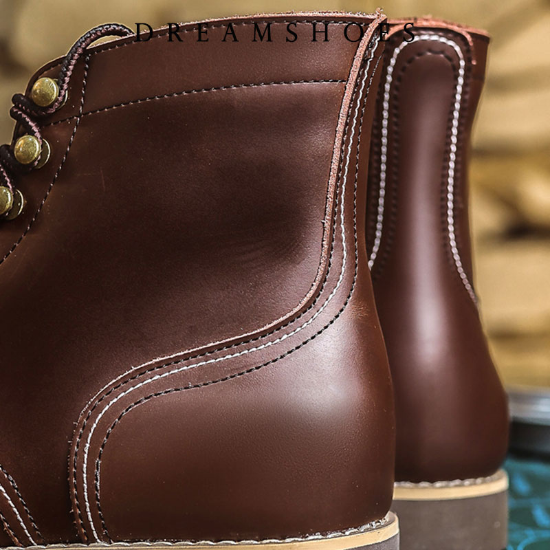 รองเท้าบูทข้อเท้าหนังวัวแท้ทรง - Men'S Accessories Leather บทวิจารณ์และราคา