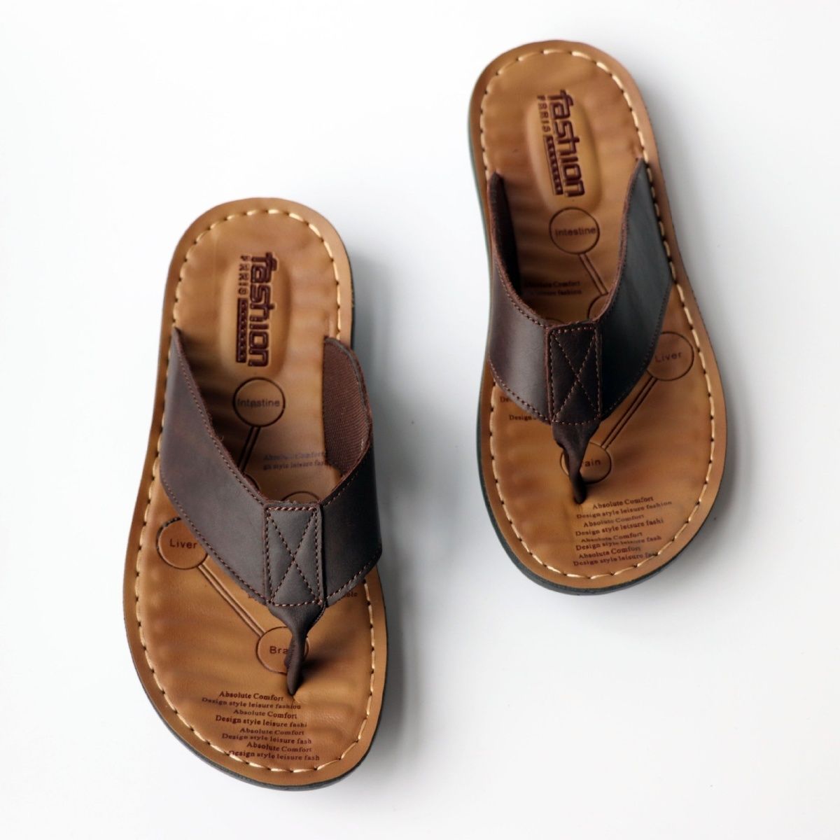 รองเท้าฤดูร้อนผู้ชายรองเท้าแตะ - Men'S Accessories Leather บทวิจารณ์และราคา