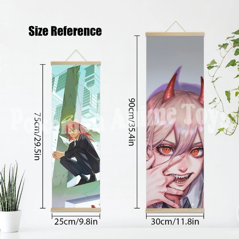 Chainsaw Man Anime Poster Wood - Men'S Accessories Rack บทวิจารณ์และราคา