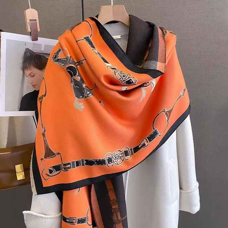 ผ้าพันคอแคชเมียร์เทียมลายม้าเร - Men Accessories For Neck บทวิจารณ์และราคา