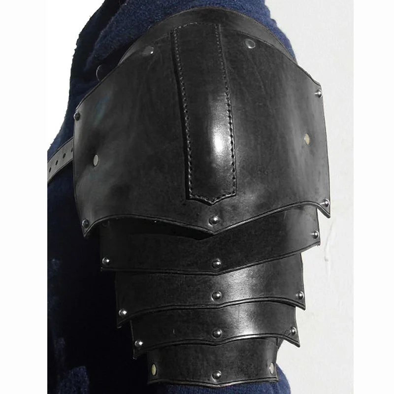 ยุคกลางหนังเกราะไหล่ Pauldrons - Men'S Viking Accessories บทวิจารณ์และราคา