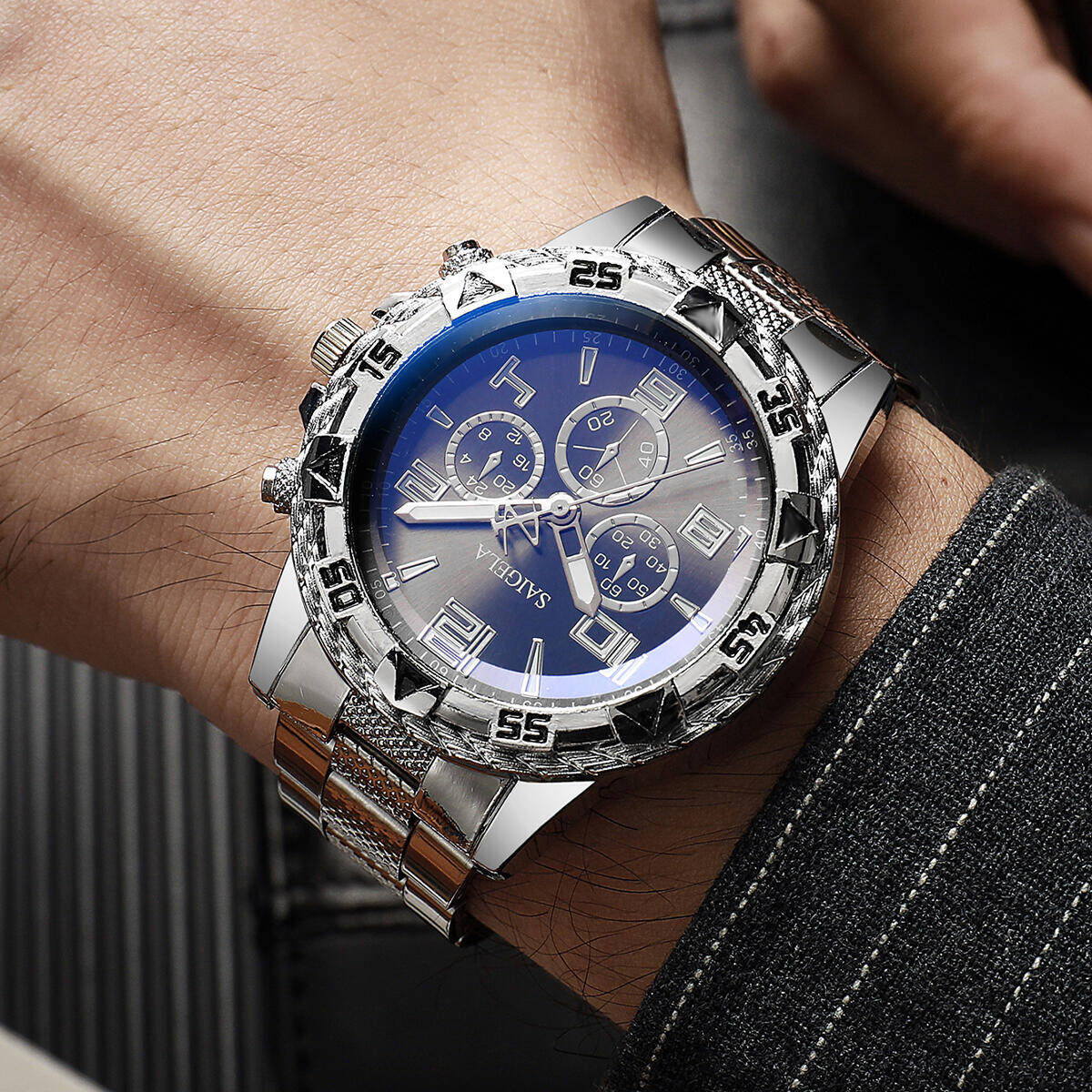 นาฬิกาข้อมือผู้ชายแบบกล่องสุ่ม - Men'S Accessories Watches บทวิจารณ์และราคา