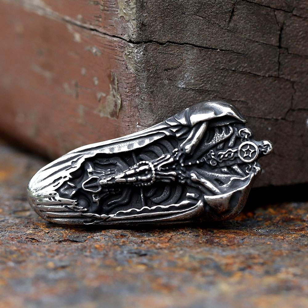 2023ใหม่316Lสแตนเลสผู้ชายSkull - Men Accessories Guide บทวิจารณ์และราคา